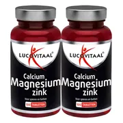2x Lucovitaal Calcium Magnesium Zink 100 tabletten