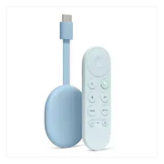 Google Chromecast with TV HDMI 4K Ultra HD Android Blauw