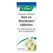 A.Vogel Crataegus + Valeriaan Hart en Bloedvaten Tabletten 80TB