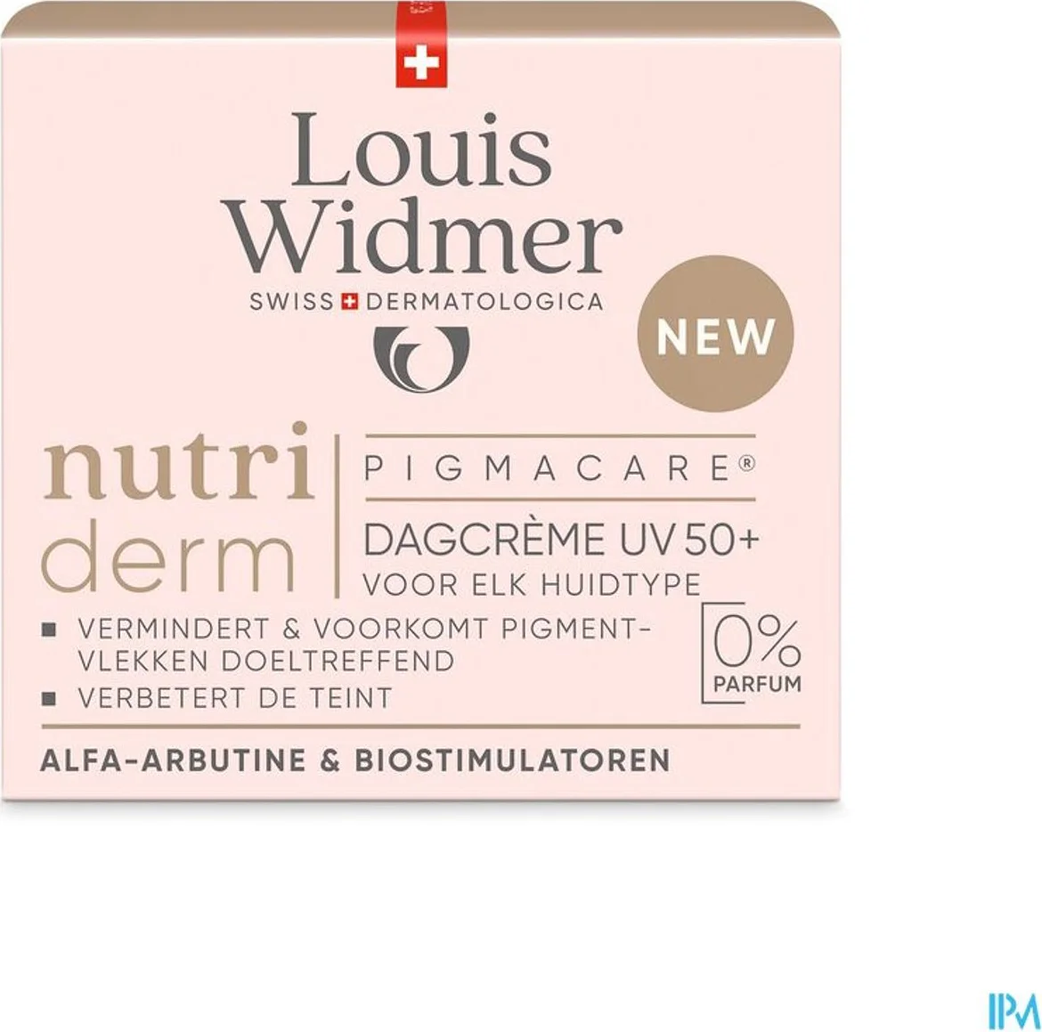 Louis Widmer nutriderm Pigmacare Dagcrème UV 50+ Zonder Parfum 50 ml