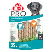 5x 8in1 Delights Pro Dental Twist Sticks Kip 35 stuks