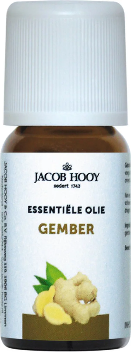Jacob Hooy Essentiële Olie Gember 10ML