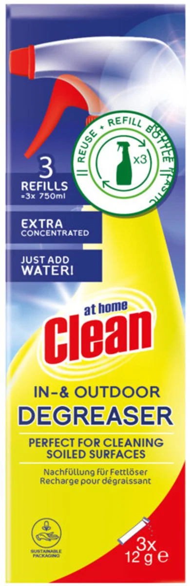 3x At Home Ontvetter Spray Navulling 3 x 12 gr