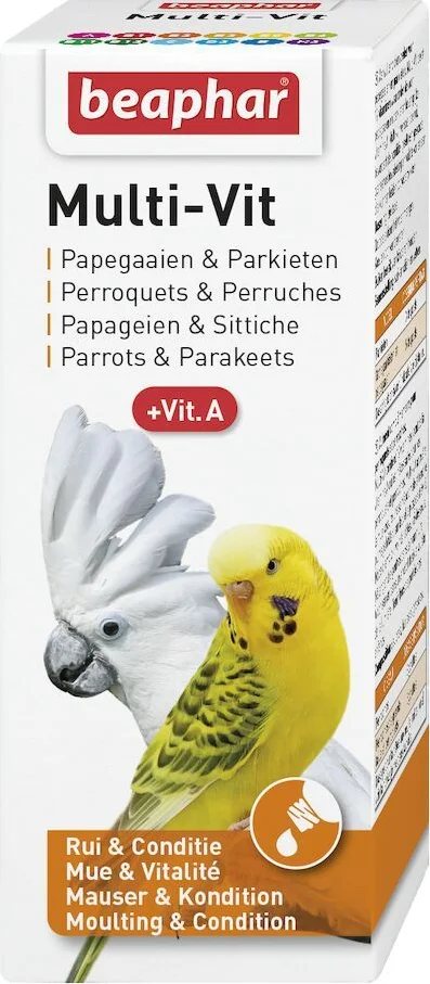 Beaphar Bogena Multi-Vitamine Papegaai & Parkiet 50 ml