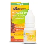 Sanopharm Vitamine D3 25mcg Emulsan Druppels 10ML