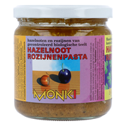Monki Hazelnoot Rozijnenpasta 330GR