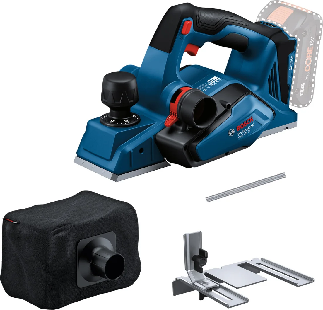 Bosch Professional GHO 18V-26 Accu schaafmachine 18V Basic Body - 06015B5001