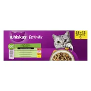 Whiskas Pouch adult 1+ Saus Vlees 40x85 gr
