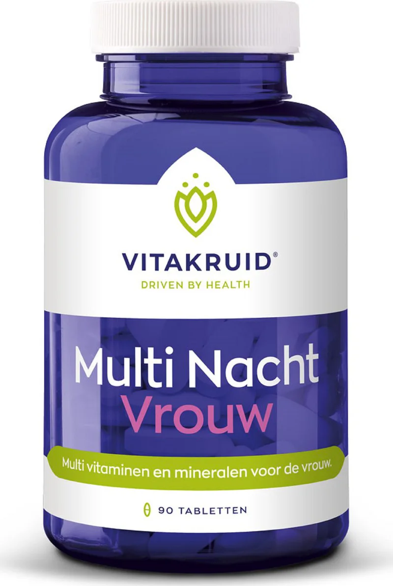 Vitakruid Multi Nacht Vrouw 90 tabletten