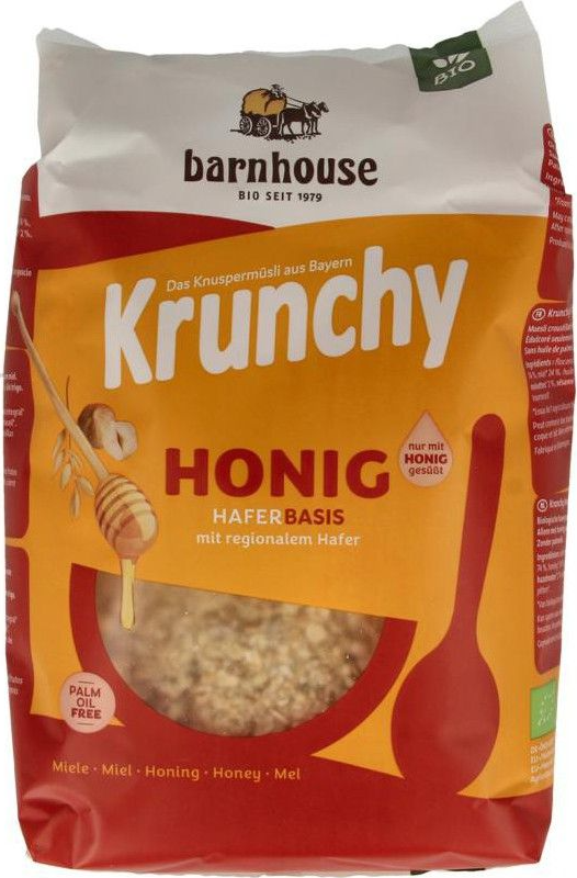 Barnhouse Krunchy Honig 600GR