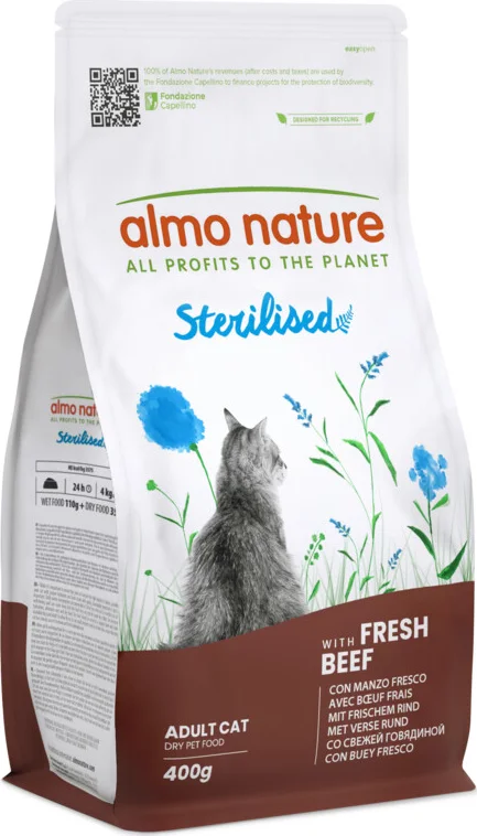 Almo Nature Kattenvoer Droog Sterilised Rund 400 gr