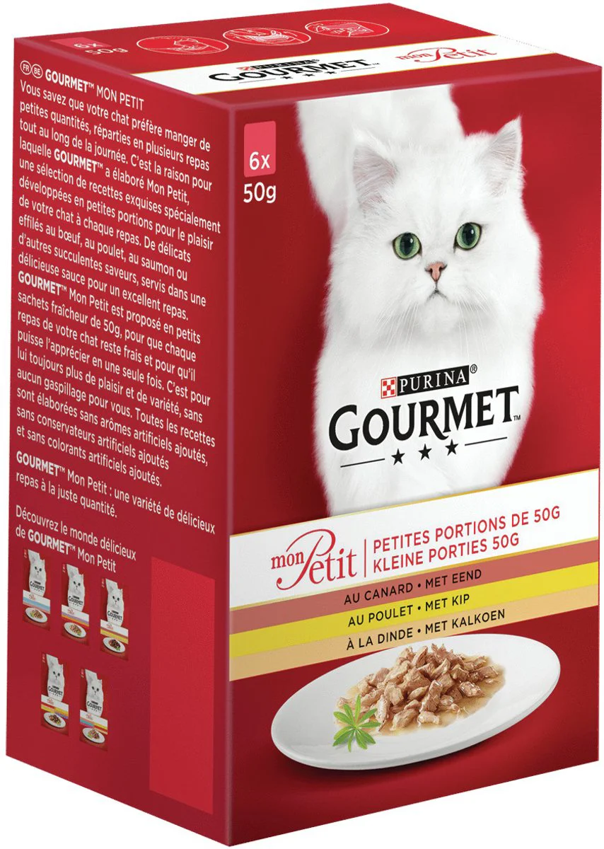 Gourmet Mon Petit Gevogelte 6 x 50 gr
