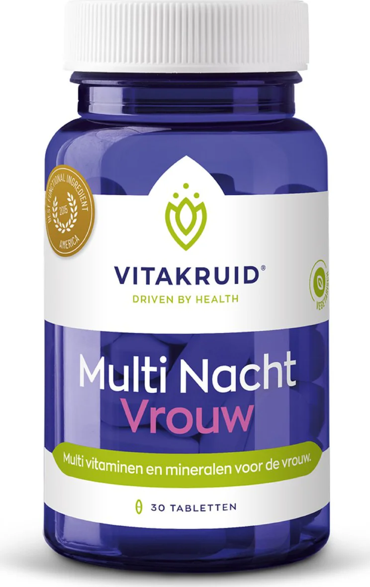 Vitakruid Multi Nacht Vrouw 30 tabletten