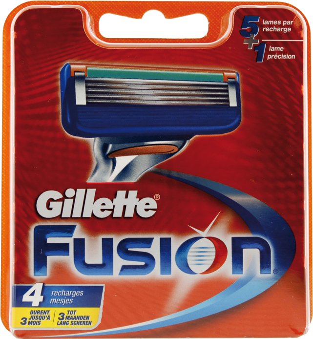 Gillette Fusion Scheermesjes - 4stuks