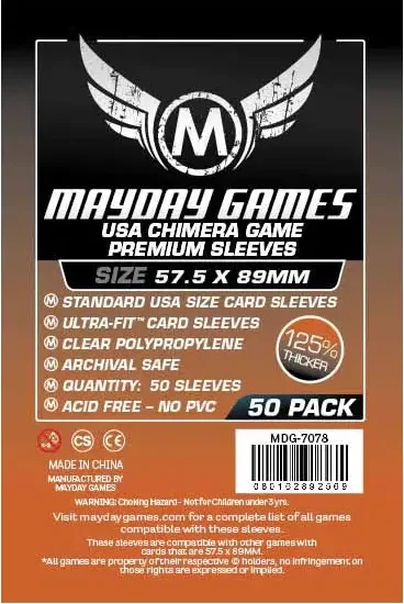 Mayday Premium Sleeves (57.5x89mm)