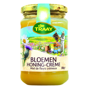 De Traay Bloemenhoning Crème 350GR