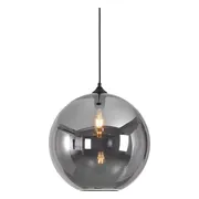 Artdelight Hanglamp Marino Ø 40 cm rook glas zwart