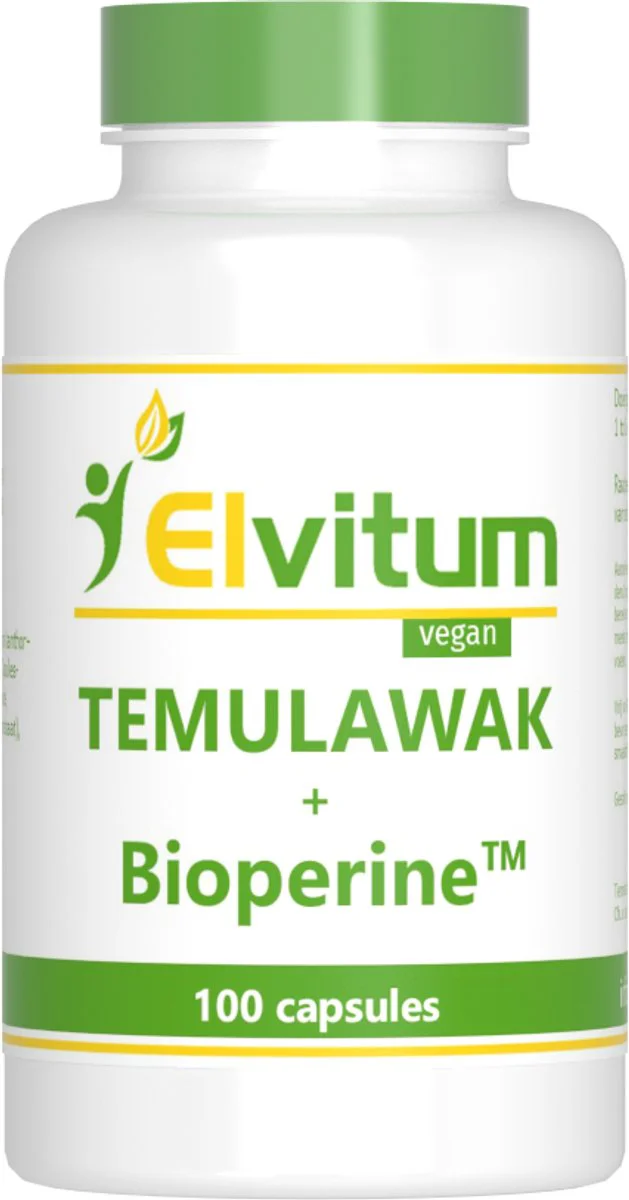 Elvitum Temulawak Curcuma Xanthorrhiza Capsules 100CP