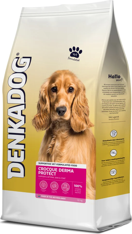 Denkadog Hondenvoer Crocque Derma Protect 12,5 kg