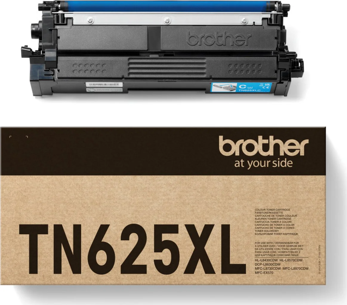 Brother TN-625 XL toner cyaan