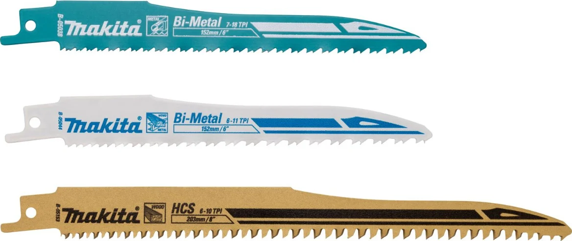 Makita B-13677 Reciprozaagbladset 3-delig
