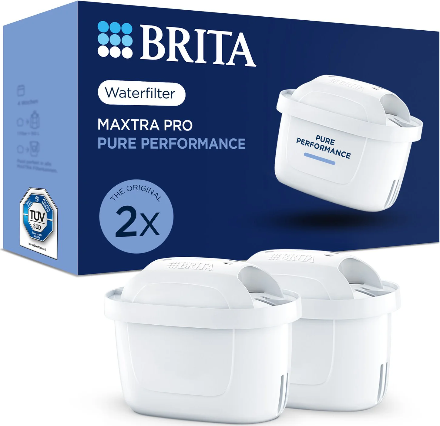Brita Maxtra Pro Filterpatroon Pure Performance 2ST