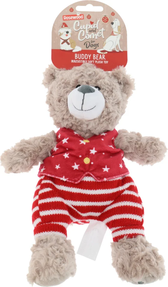 Rosewood Hondenspeelgoed Cupid & Comet Buddy Beer