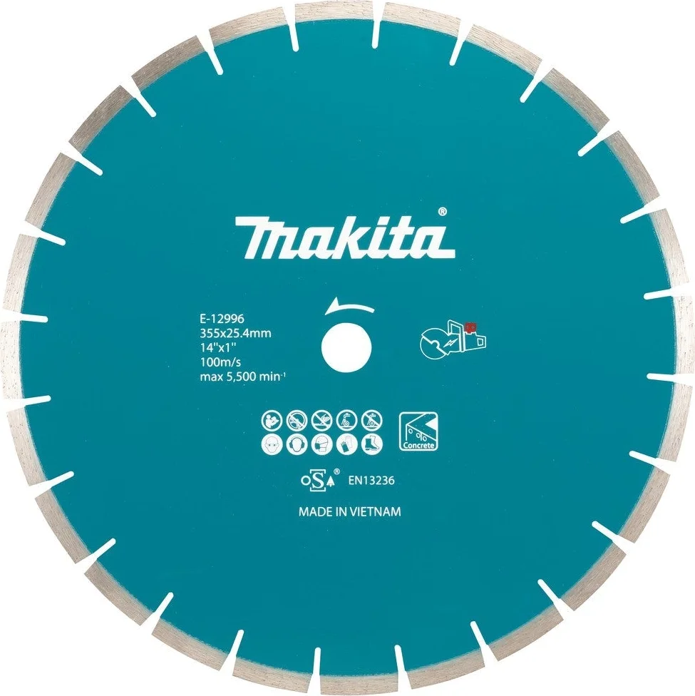 Makita E-12996 Diamantschijf 355x25.4x2.8mm
