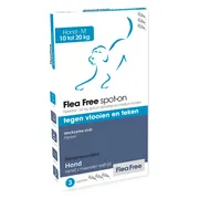 Flea Free Spot On Anti Vlooiendruppels Hond 10-20 kg 3 pipetten