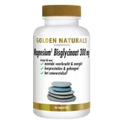 Golden Naturals Magnesium Bisglycinaat 300mg Vegan 90 tabletten
