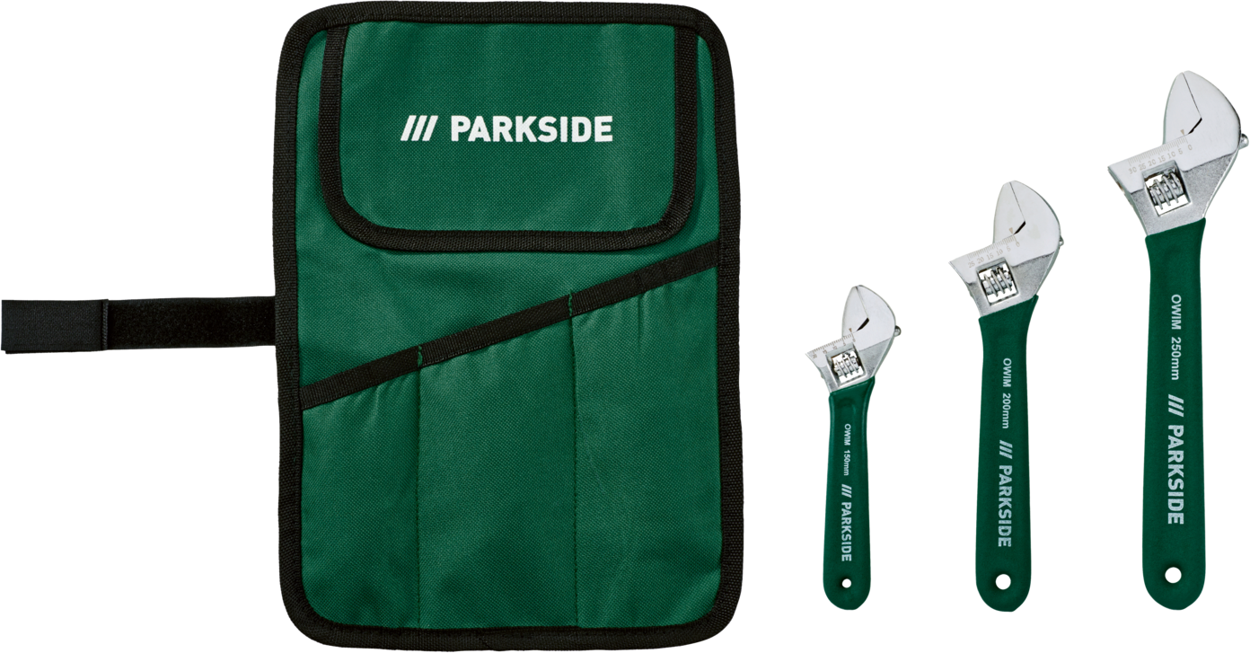 PARKSIDE Verstelbare moersleutelset of waterpomptangenset (Set verstelbare moersleutels)