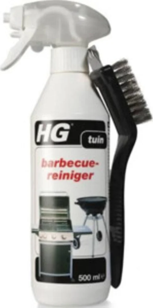 HG BBQ Reiniger met BBQ Borstel 500 ml