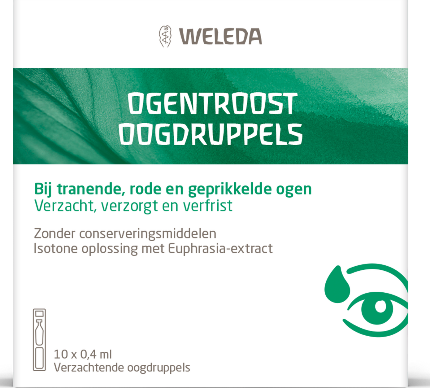 Weleda Ogentroost Oogdruppels Ampullen 10ST