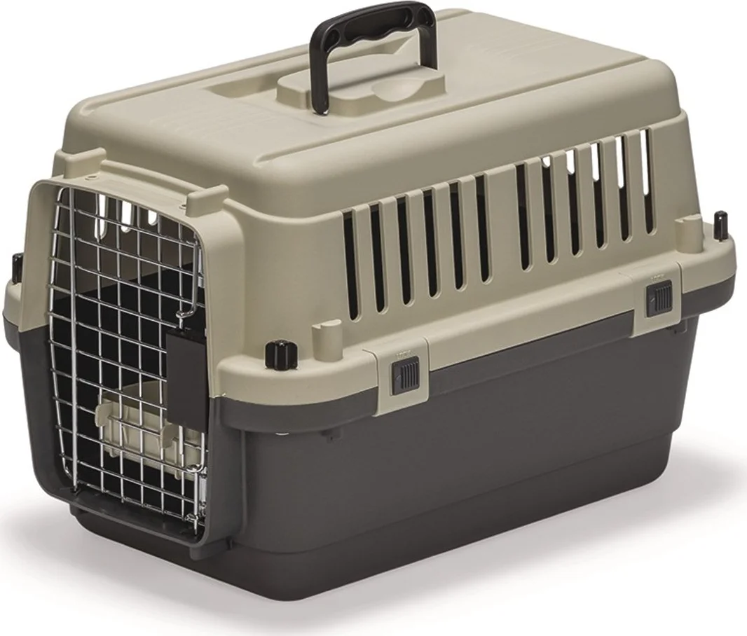 KARLIE Honden transportbox Nomad, grijs/wit (51x33,5x33 cm)