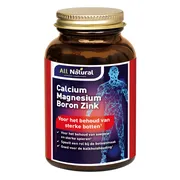 All Natural Calcium Magnesium Boron Zink Tabletten 90TB