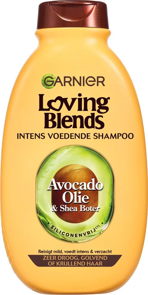 Garnier Loving Blends - Shampoo - Avocado Olie & Shea Boter - Zeer Droog of Pluizig Haar - 300 ml
