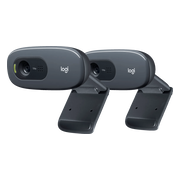 Logitech C270 HD-Webcam Duo Pack