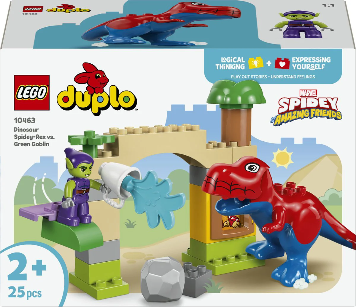 LEGO DUPLO Dinosaurus Spidey-Rex vs. Green Goblin 10463