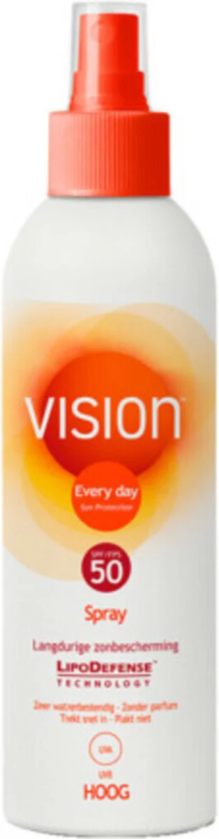 2x Vision Every Day Sun SPF 50 Spray 180 ml