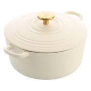 BK Bourgogne Braadpan 24 cm Cream White