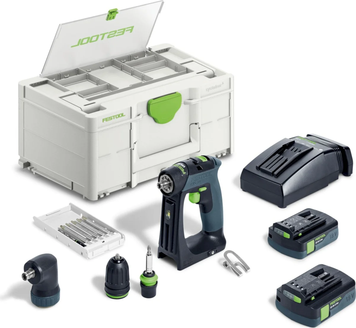 Festool CXS 18 C 3,0-Set Accu Schroefboormachine 18V 3.0Ah in Systainer - 576884