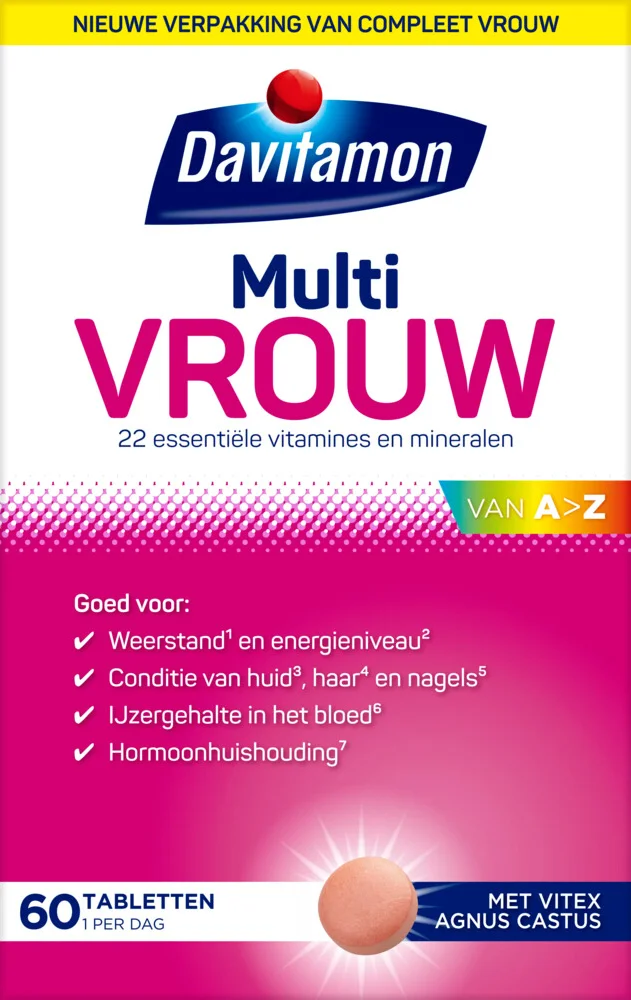 4x Davitamon Multi Vrouw 60 capsules