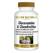 2x Golden Naturals Glucosamine & Chondroïtine 100 tabletten