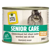 Vitalstyle Kattenvoer Blik Senior 200 gr