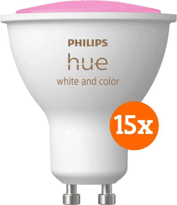 Philips Hue White and Color GU10 15-pack