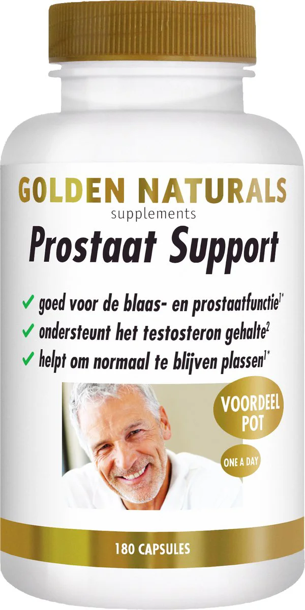 Golden Naturals Prostaat Support 180 vegacapsules