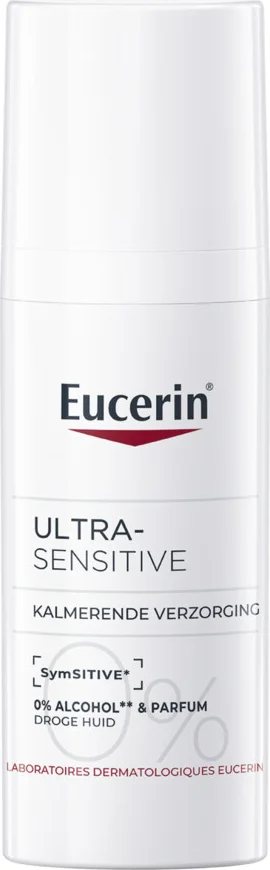 12x Eucerin UltraSENSITIVE Kalmerende Crème Droge Huid 50 ml