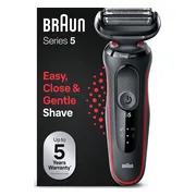 Braun Series 5 51-R1000s Elektrisch Scheerapparaat - Elektrisch Scheerapparaat voor Mannen - Scheren - Scheerapparaat - Scheerapparaat voor Mannen - Rood