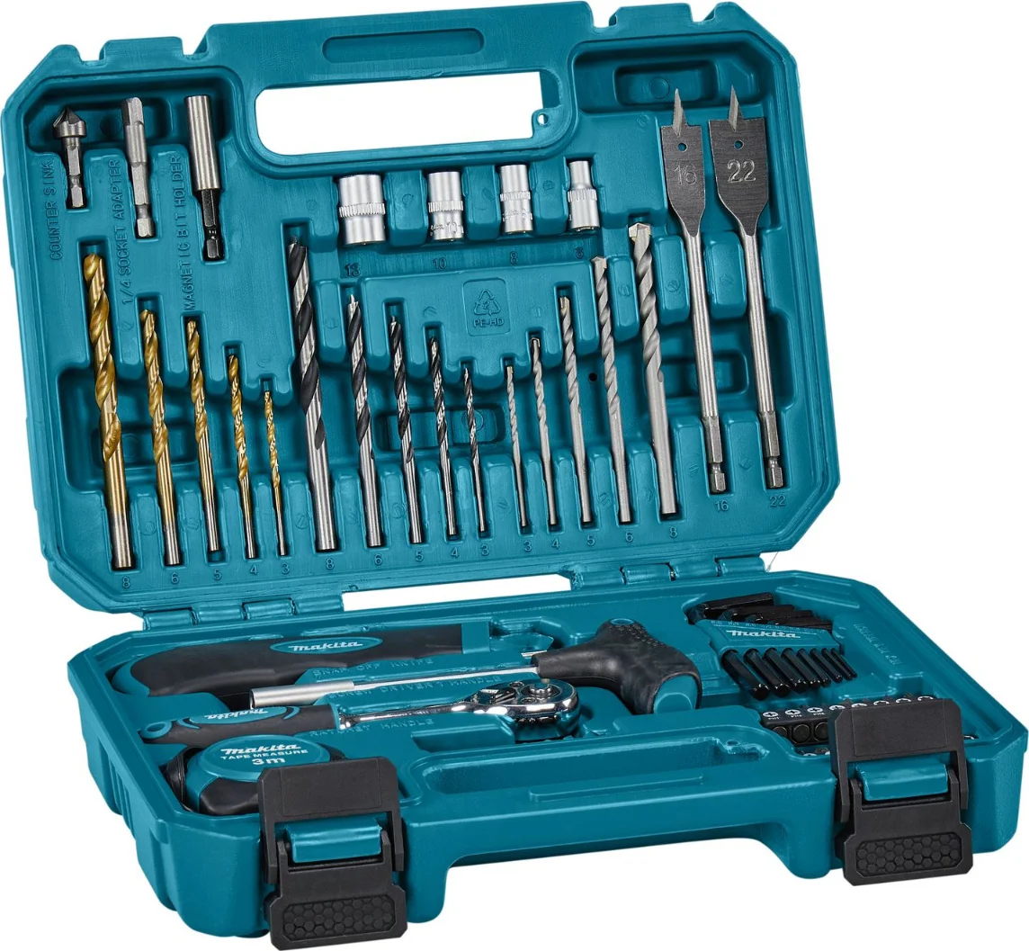 Makita E-15095 Handgereedschapset 60-delig in koffer