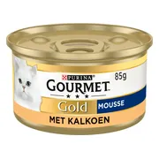 Gourmet Gold Kattenvoer Nat Mousse Kalkoen 85 gr